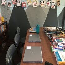 The library almost finished! 
