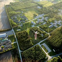 Tvind College from above. This is where Necessary teacher training college is based