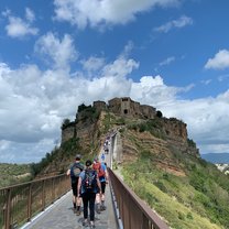 Civita, a crumbling city in Italy. Unbelievably cool.