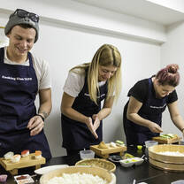 Sushi Making Class in Japan.