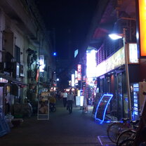 Ueno alleyway at night Ueno at night