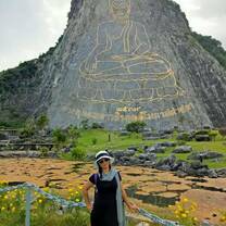 One of Pattaya’s most noticeable landmarks is the 130 meters high Buddha Mountain.