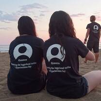 Animal care volunteers in Giannitsochori