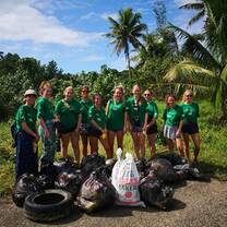 130 kg of trash collected from the local beach, good work done!