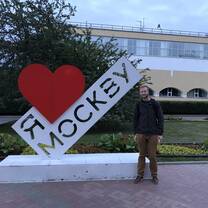 I love Moscow sign