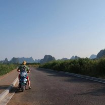 Beauty of moppeding in Yangshuo