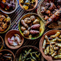 Traditional cuisine in Peru