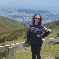 I took the cable car up the volcano on the edge of Quito to see the view of the huge city from above
