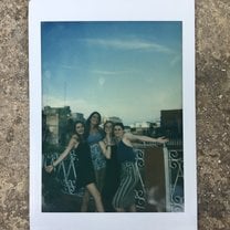 Having a great time with your friends at the rooftop of the hostel