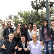 Volunteer group in lima