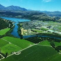 airplane view of one of my favorite cities, Queenstown