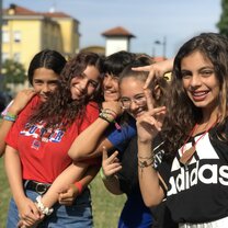 Camp in Venice.  These are afew of my students from a camp in Venice. They we're 12-13 years old.