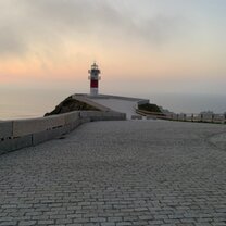 A faro (lighthouse) on the western coast of Spain