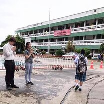 Gate Duty at my school, I do this once a week