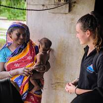 Engaging with a local mother on her daily practices