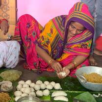 Amazing Indian cruisine prepared by local cooks
