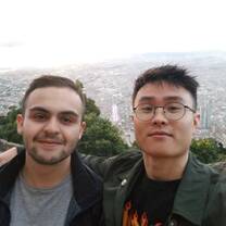 Con mi amigo Felipe