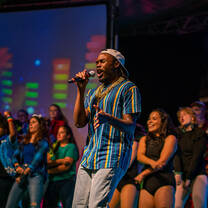 Address the issues facing your generation through an on-stage musical production