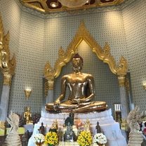 Inside a Buddhist temple