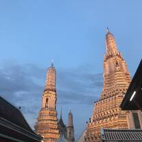 Buddhist temple at a nightly stroll