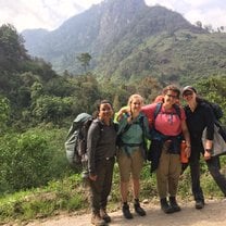 group picture during our trek 