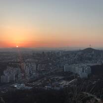 Sunset in South Korea