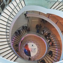 UCD O'Brien Centre for Science DNA Staircase, photo by UCD student Jiajin Li UCD O'Brien Centre for Science DNA Staircase, photo by UCD student Jiajin Li