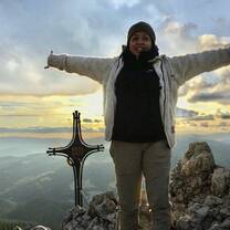 Surviving the hike and reaching the top of Little Rock