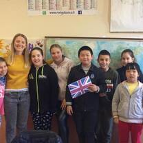 helping out a local school 