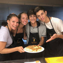Taking a Spanish cooking class