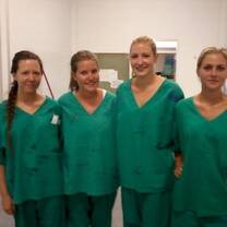 Nursing Interns in Namibia.