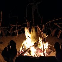 Campfire in Golden Bay