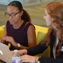 Notre Dame students at Beacon event on campus working on project with McKinsey/Harvard MBA Project Lead - Sep 2019.