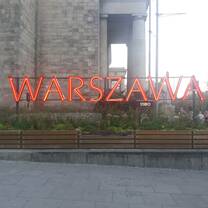 Warsaw neon sign 