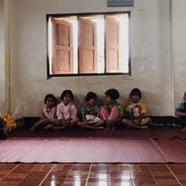 Kids in a local classroom 