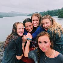 My Best Friends and I on a rainy day in the Highlands 