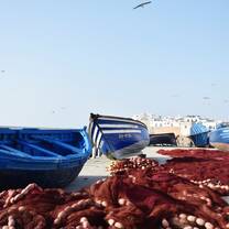boats in the port city of Essaouira 