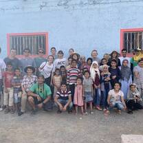 From after we completed our service project in a local village