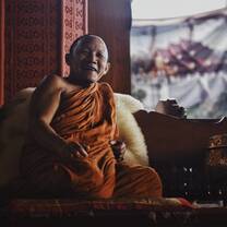 Our group got the privilege of listening to a Buddhist monk impart his wisdom. 
