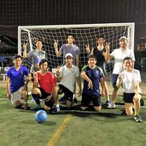 CRCC Asia interns playing football in Ho Chi Minh City