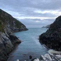 This was a beautiful shot I took while two of my friends and I went on a hike around Cape Clear Island. I can easily say it was the most beautiful spot I’ve  ever been to in the world. 