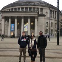 CRCC Asia Interns  in  Manchester at the Manchester Library