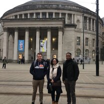 CRCC Asia Interns  in  Manchester at the Manchester Library