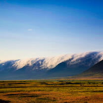 This picture was taken on our morning expedition of the Gora Gora Crater. 