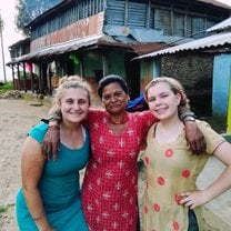 Lillie and I with our lovely host mother