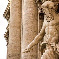 Fontana di trevi Statue of Fontana di Trevi