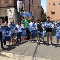 Interns in Street in Japan CRCC Asia