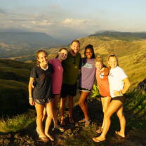 Me and the group enjoying the view. 