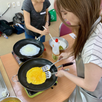 Interns at Event Cooking CRCC Asia