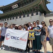 CRCC Asia Interns at Temple in Seoul
